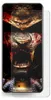 A close-up of a phone screen protector with a dark, bloody, and aggressive lion-like creature design. Produktbild-Vorschau