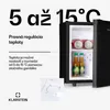 Klarstein Mini chladnička, 30 l, malá, tichá chladnička do Náhľad obrázku produktu 4