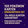 150 Pokémon-Karten inkl. 15 Holos - Deutsch - zufällig Produktbild-Vorschau 3