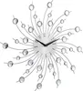 Relaxdays Wanduhr XL mit Glitzer, Küchenuhr groß, moderne Produktbild-Vorschau 1