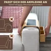 eluno Sofatablett aus Bambus mit Silikonablage und Produktbild-Vorschau 6