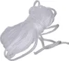 A tangled white cord or rope is shown against a white background. Produktbild-Vorschau