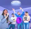 JOIEYOU Deckenlampe LED Deckenleuchte Flach 60W RGB IP44 Produktbild-Vorschau 3
