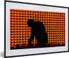 MuchoWow® Gerahmtes Poster DJ hinter einem Mischpult in Produktbild-Vorschau 1