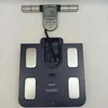 A top-down view of a blue Omron KaradaScan body composition monitor on a white background. Podgląd zdjęcia produktu