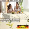Tischdecke Relax Canada Creme 180x120cm Schnittkante Produktbild-Vorschau 6