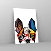 Bilder auf glas - Einteilig - Hund Brille Bunt Bulldogge - Produktbild-Vorschau 4