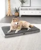 lionto Hundebett, orthopädisches Bett mit Plüschoberfläche Produktbild-Vorschau 2