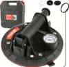 A product shot of a suction cup lifter and its accessories, laid out on a white background. Produktbild-Vorschau