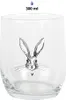 Clayre & Eef Wasserglas 300 ml Transparant Glas Kaninchen Produktbild-Vorschau 3