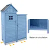 MODFU Gartenschrank 118x173x54cm Geräteschuppen mit Produktbild-Vorschau 4
