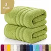 Lavea® 2er Set Duschtuch 70x140 cm, 100% Baumwolle – Produktbild-Vorschau 1