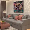 Street Art Bulldogge Graffiti Leinwandbild Wandbild Produktbild-Vorschau 2