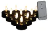 Theelicht 3d vlam batterij zwart 10st Anna's Collection Productafbeelding-voorbeeld 2
