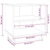 vidaXL Nachttisch Weiß 40x34x40 cm Massivholz Kiefer -  Produktbild-Vorschau 9