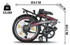 Licorne Bike Phoenix 2D, bicicletta pieghevole in alluminio Anteprima dell’immagine prodotto 6