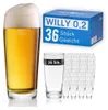 36er Set Bierglas Willibecher 0,2L geeicht Biergläser Produktbild-Vorschau 2