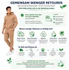 Herren Jogginganzug einfarbig 100% BW 586 Cappuccino XXL Produktbild-Vorschau 6