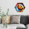 DEQOART Glasbild Echtglas 40x35 cm 'Bunter Korbwurf' Produktbild-Vorschau 2