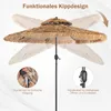 GOPLUS Ø 285 cm Strohschirm, Hawaii Sonnenschirm mit Produktbild-Vorschau 3