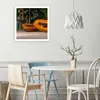 Leinwandbild zwei papayahälften 40x40 cm Feeby orange Produktbild-Vorschau 2