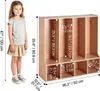 SucceBuy Armoire ouverte pour enfants en contreplaqué, Voir les images du produit 8