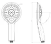 Schütte LED ruční sprcha POLARIS tři barevné varianty Náhled obrázku produktu 8