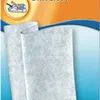 A product shot of white filter material with a graphic element at the top. Anteprima dell’immagine prodotto