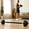 Sztanga 2w1, zestaw obciążeń bitumicznych 20kg, hantle Podgląd zdjęcia produktu 4