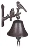 Relaxdays Türglocke Gusseisen, Vogel Motiv, antik, Produktbild-Vorschau 10