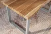 Esstisch 120 x 80 cm Akazie massiv natur Baumkantentisch Produktbild-Vorschau 5