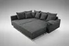 Modernes Sofa Couch Ecksofa Eckcouch in schwarz Eckcouch Produktbild-Vorschau 3