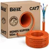 B.E.S.T. CAT 7 Netzwerkkabel 100 m – Verlegekabel S/FTP, Produktbild-Vorschau 1