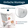 YZNAHRE Fliegengitter Fenster 120x140 cm mit Rahmen Produktbild-Vorschau 3
