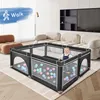 Laufstall Baby,180x150cm Rutschfester Absperrgitter mit Produktbild-Vorschau 1