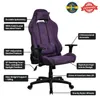 Arozzi Torretta Soft Fabric™ Gamingstuhl - Reines Lila Produktbild-Vorschau 4