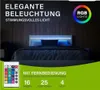 Juskys Polsterbett Paris 120 x 200 cm mit LED, Lattenrost & Produktbild-Vorschau 9