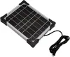 A solar panel with a USB cable attached, shown from a slightly elevated angle on a white background. Podgląd zdjęcia produktu