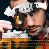 Stirnbandlupe, Head Lupen mit 2 LED-Lichtern Produktbild-Vorschau 2