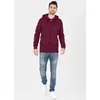 JAKO Unisex Kapuzenjacke Organic, Farbe:maroon, Größe:3XL Produktbild-Vorschau 9