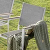 Graue Textilene Esszimmerstuhl Outdoor, Armlehnen, Produktbild-Vorschau 10