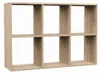 Topeshop MALAX 2X3 SONOMA, Dub sonoma, 6 police/polic, Náhled obrázku produktu 1