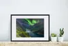MuchoWow® MuchoWow® Gerahmtes Poster Nordlichter - Berg - Produktbild-Vorschau 4