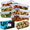 SKLENENÉ NÁDOBY NA POTRAVINY LUNCHBOX DO MIKROVLNNÝCH RÚR A Náhľad obrázku produktu 8