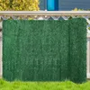 Künstliche Hecke Sichtschutzzaun 100x300cm Dunkelgrün Produktbild-Vorschau 1