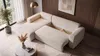Ecksofa PULA Schlafsofa mit Bettkasten 279x187cm CORD Produktbild-Vorschau 2