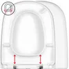 WC Sitz - Toilettensitz- für Roca Giralda - Weiß - 45 Cm X Produktbild-Vorschau 3