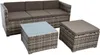 Rattan Lounge Sitzgruppe Gartenmöbel Set Couch 3-Sitzer Produktbild-Vorschau 2