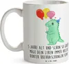 Mr. & Mrs. Panda Tasse 5. Geburtstag - Weiß - Geschenk, Produktbild-Vorschau 3