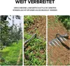 set di 2 rastrelli per erbacce a 5 denti, zappa da giardino Anteprima dell’immagine prodotto 9